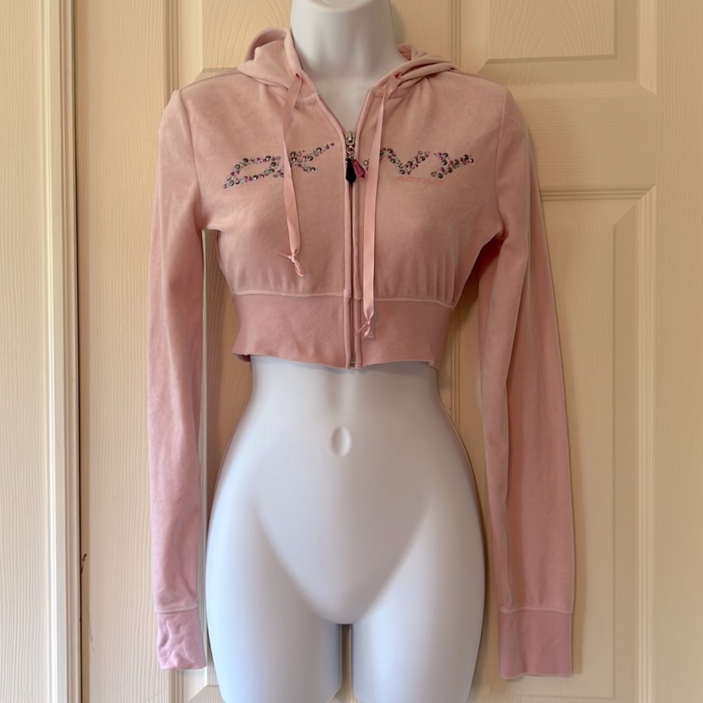 DKNY velour hoodie